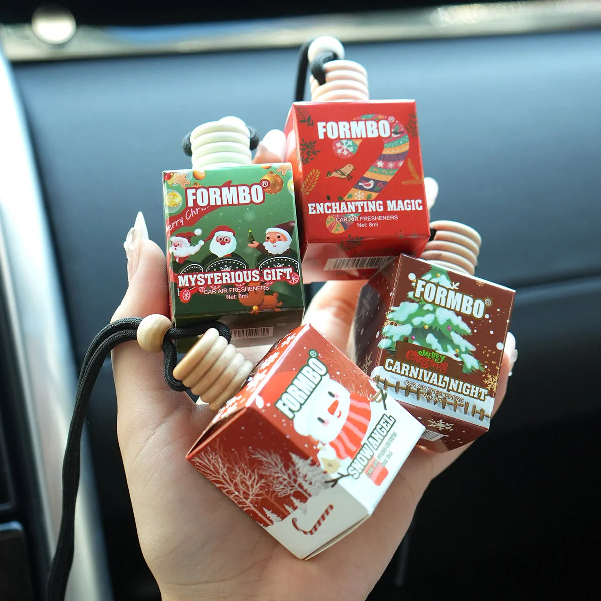 Christmas Car Perfume Fresh Accessories Purifying Air Suitable Daily Qme
