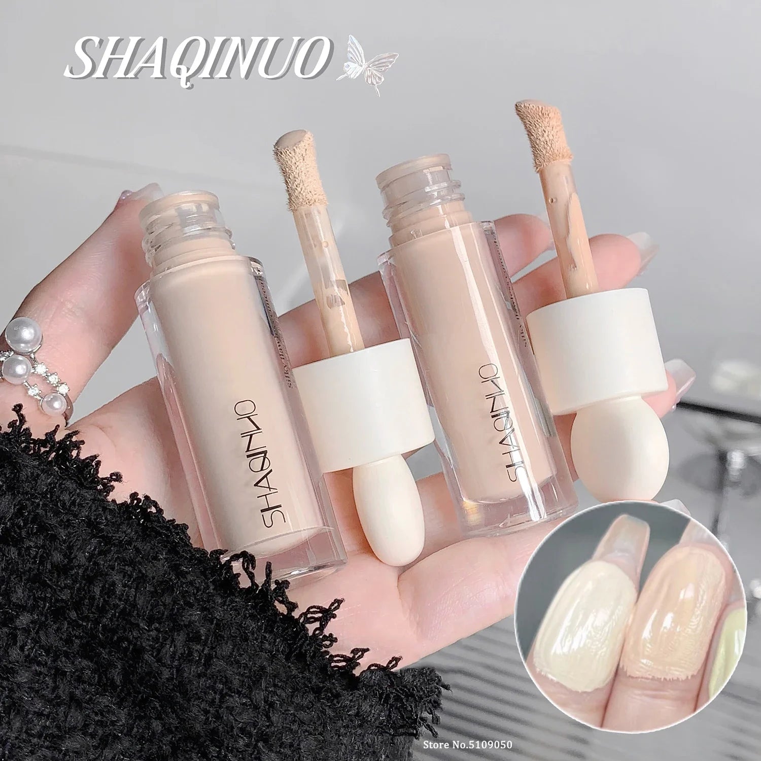 Moisturizing Liquid Contouring Concealer Cream Makeup Waterproof Lasting Cover Acne Dark Circles Foundation Face Korean Cosmetic Qme