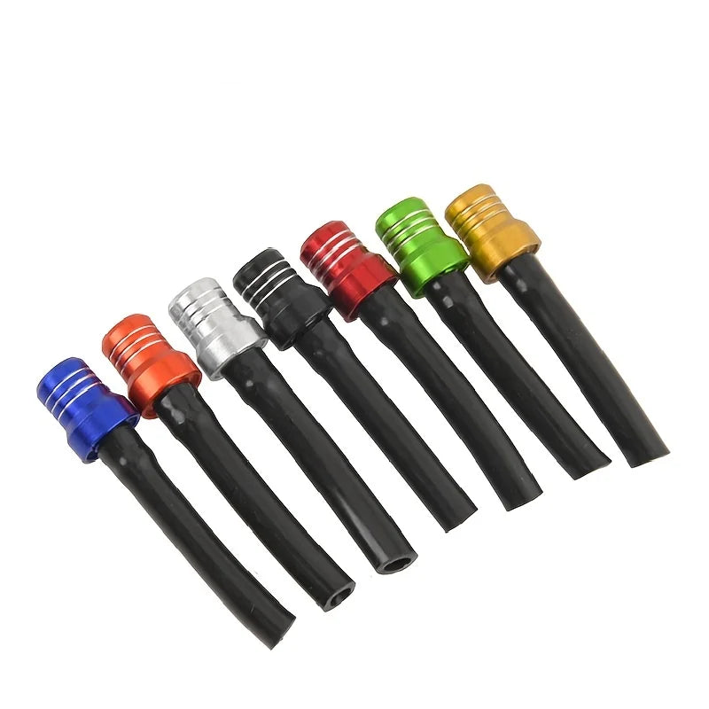 1pc/2Pcs Motorcycle Gas Fuel Cap, Single Way Valves Vent Breather Hoses Tubes Motocross ATV Quad Dirt Pit Bike Scooter Offroad Qme