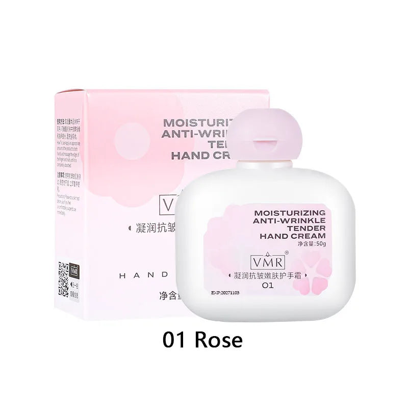 Moisturizing Nourishing Hand Cream Long-lasting Formula Care Anti Qme 01 Rose