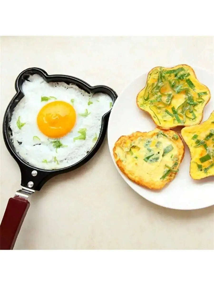 Mini Cartoon Pancake Maker Non Stick Egg Frying Pan Perfect Eggs Qme