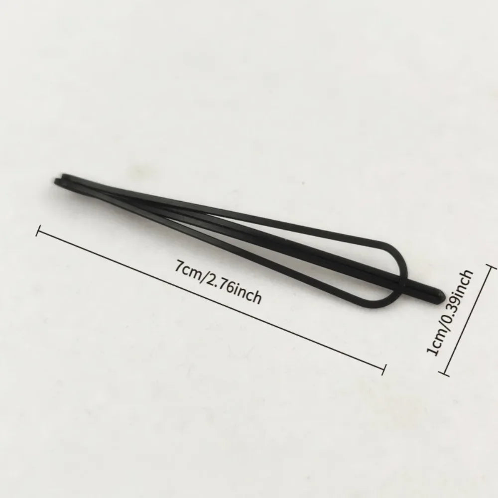 30Pcs Black Hollow Hair Clips, Strong Hold Bobby Pins For Women, Daily Styling Accessories Qme