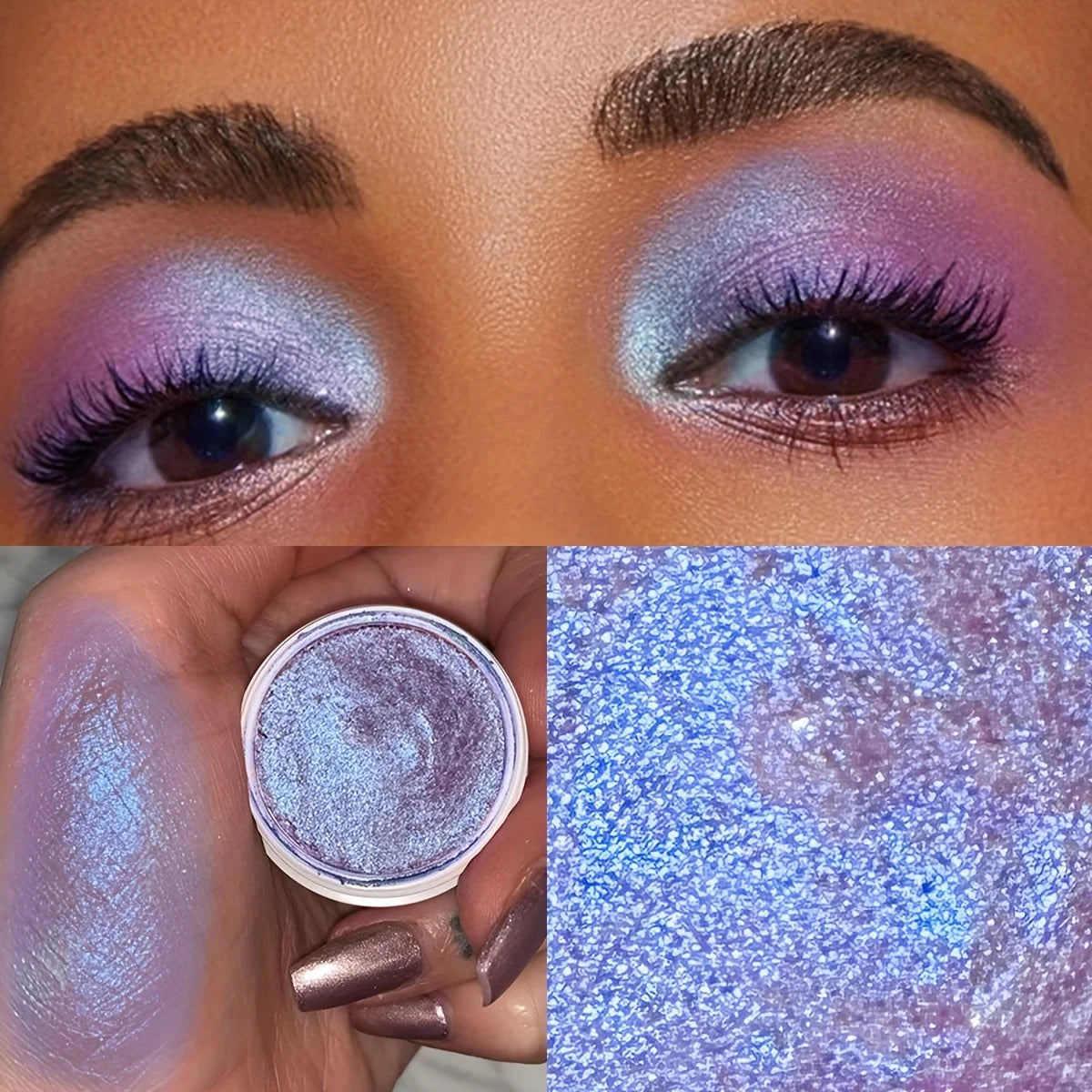 3-Color Mashed Potatoes Eyeshadow Cream Luxurious Creamy Texture Qme