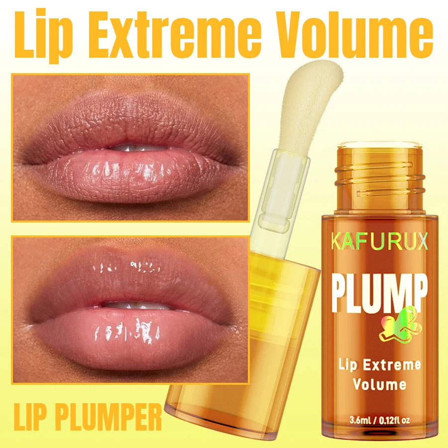 Sexy Lip Plump Long Lasting Oil Moisturizing Gloss Serum Instant Qme