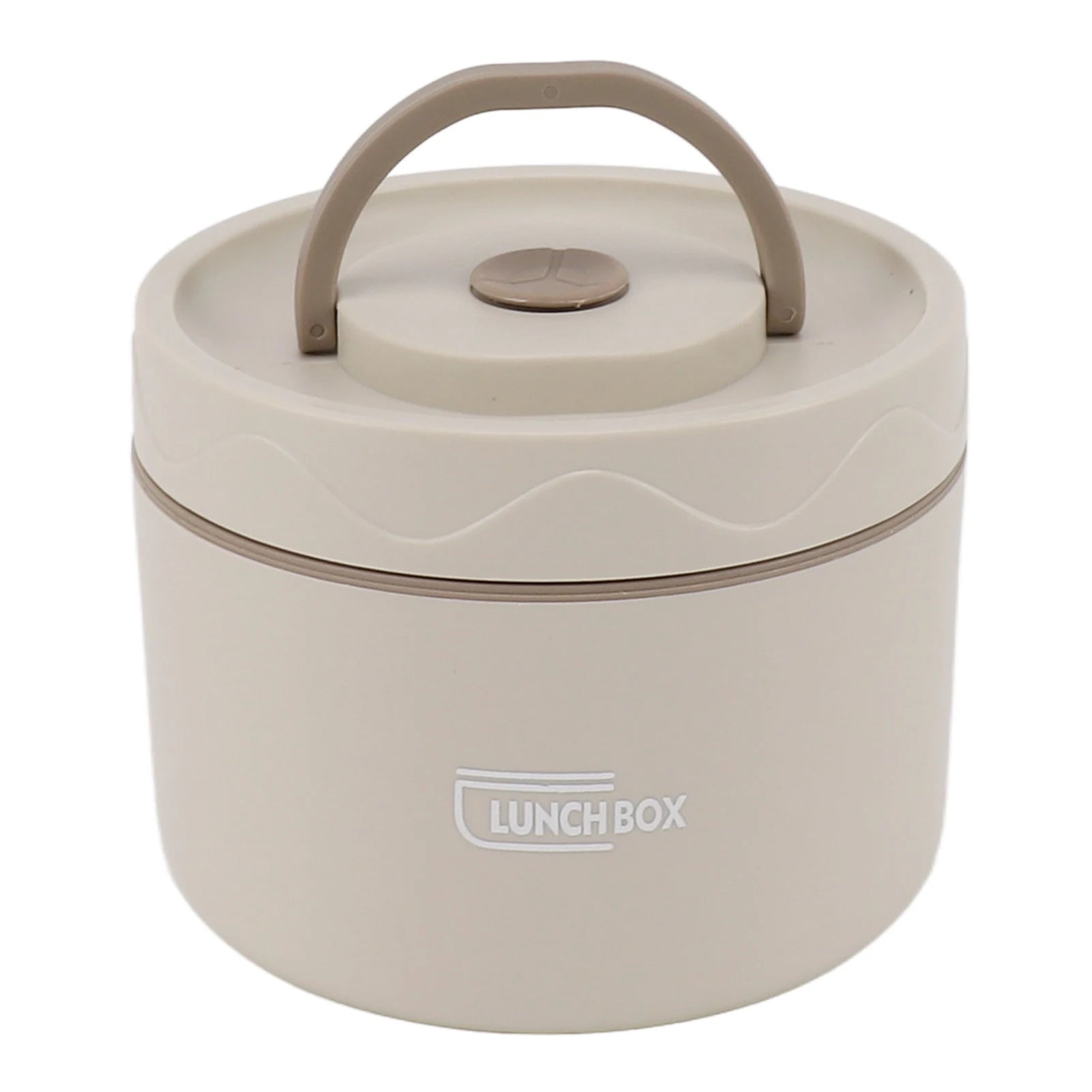 550ml Heat Insulation Cooker Thermal Cooking Pot Stainless Steel Double Layer Portable Round Shape Thermal Lunch Container Qme