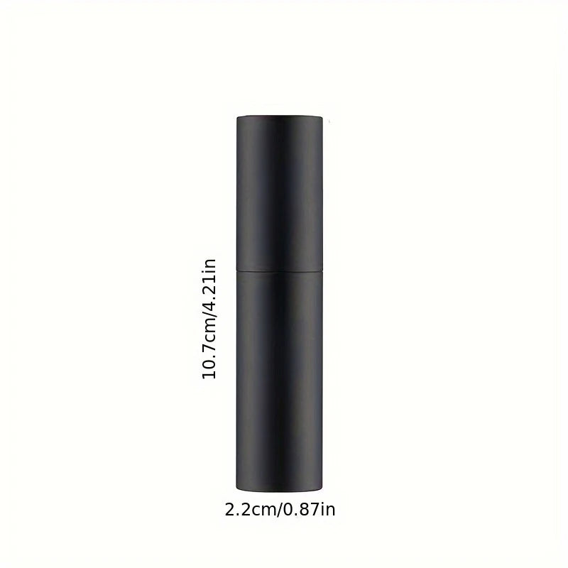 10 ml Travel Perfume Sprayer, Refillable Cologne Container, Empty Dispenser Sprayer for Mini Sprayer Size (Black Qme