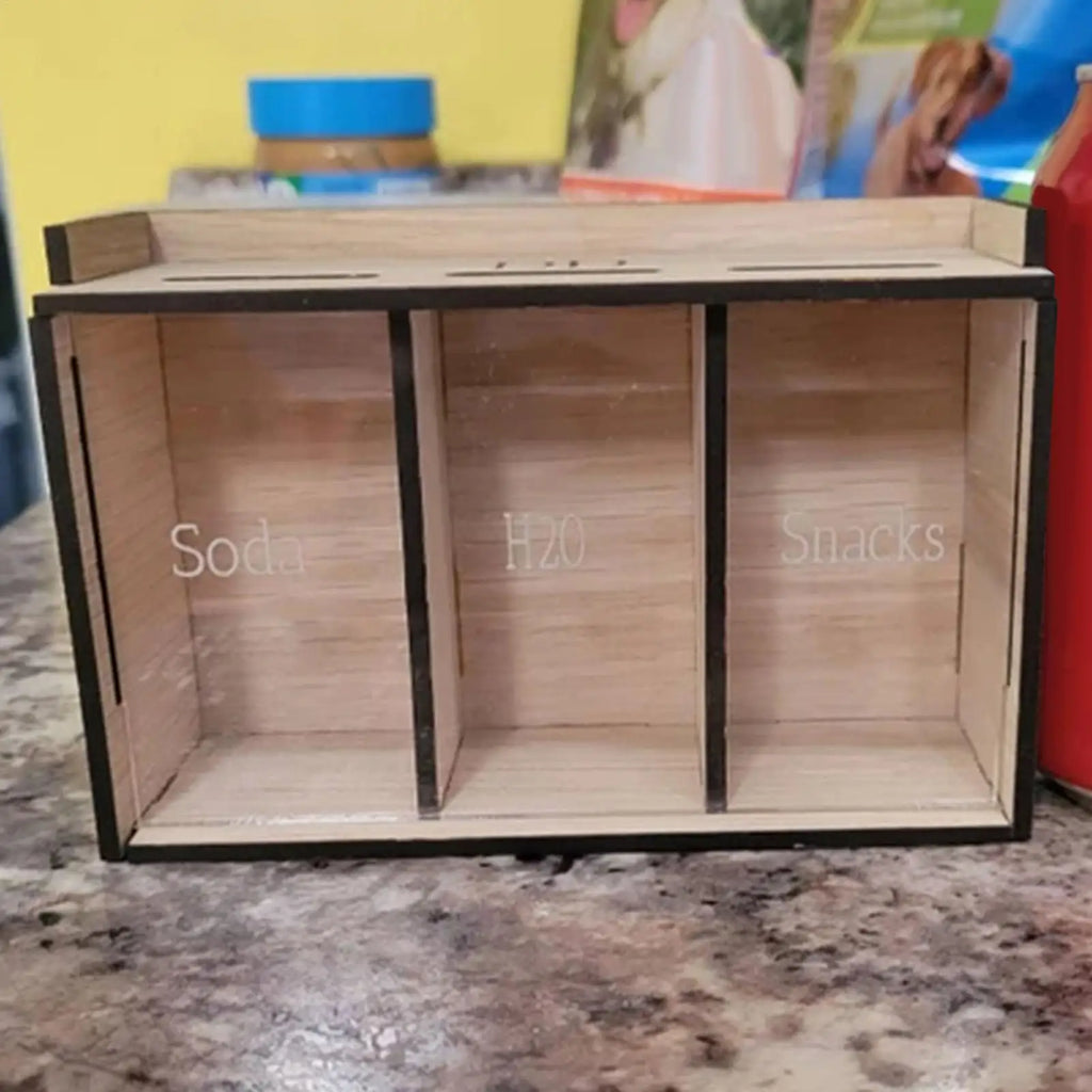 Money Saver for Cash Removable Wooden Coin Bank with Compartments Money Storage Organizer for Home Decoration Coin Banks Qme