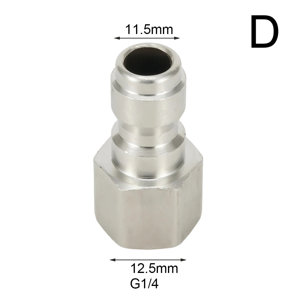 Pressure Washer Connector Coupling Quick Release Adapter 1 4 Male Qme D