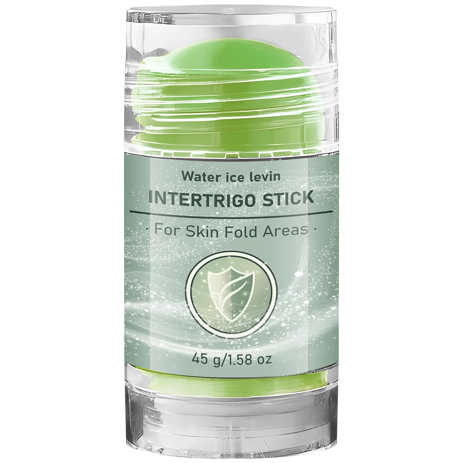 Portable Intertrigo Body Care Stick, Hyaluronic Acid Infused Moisturizing Firming Skin Fold Treatment Qme green 45g