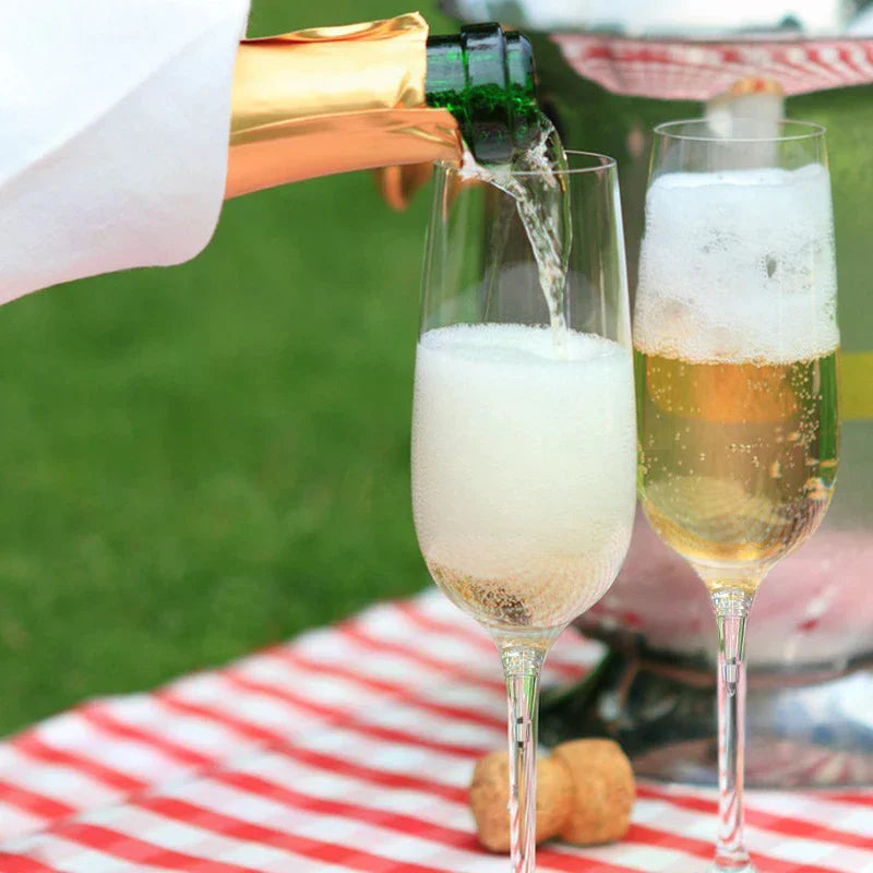 150ml Disposable Wine Cups Plastic Champagne Flutes Sparkling Champagne Bar Cups Weddings Home Party Cocktail Red Wine Goblet Qme