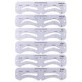 Fixed PVC Eyebrow Shaper Template Can Be Reused High-quality Stickers Qme S