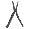Outdoor Portable Folding Stainless Steel Multifunctional Scissors Qme Black