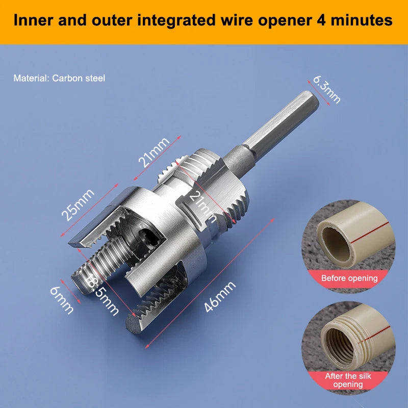 4 6 Split Integrated Internal External Water Pipe Threading Tool PPR Qme A1