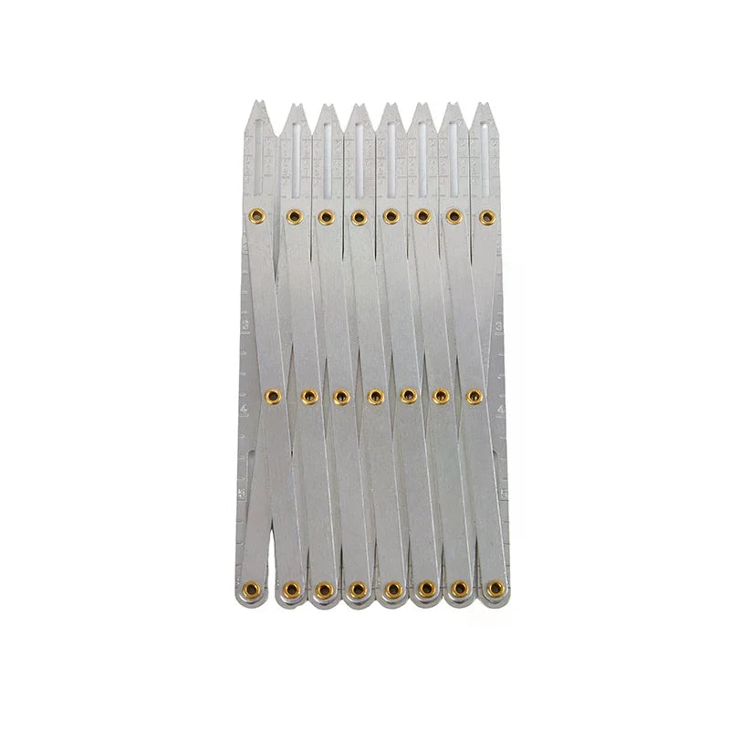 *Buttonhole Spacer Expanding Crafting Guide Rule Sewing Gauge Equidistant Measuring Marking Tool for Grommet Button Holes. Qme