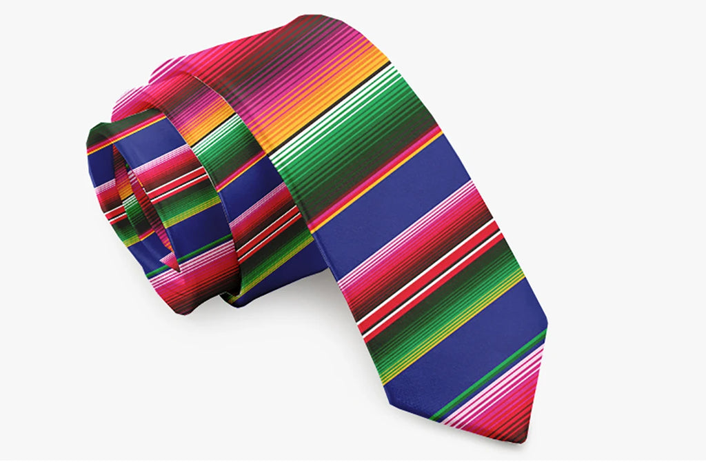 Funny Lightning Print Fashion Tie Boys Business Party Wide Polyester Qme