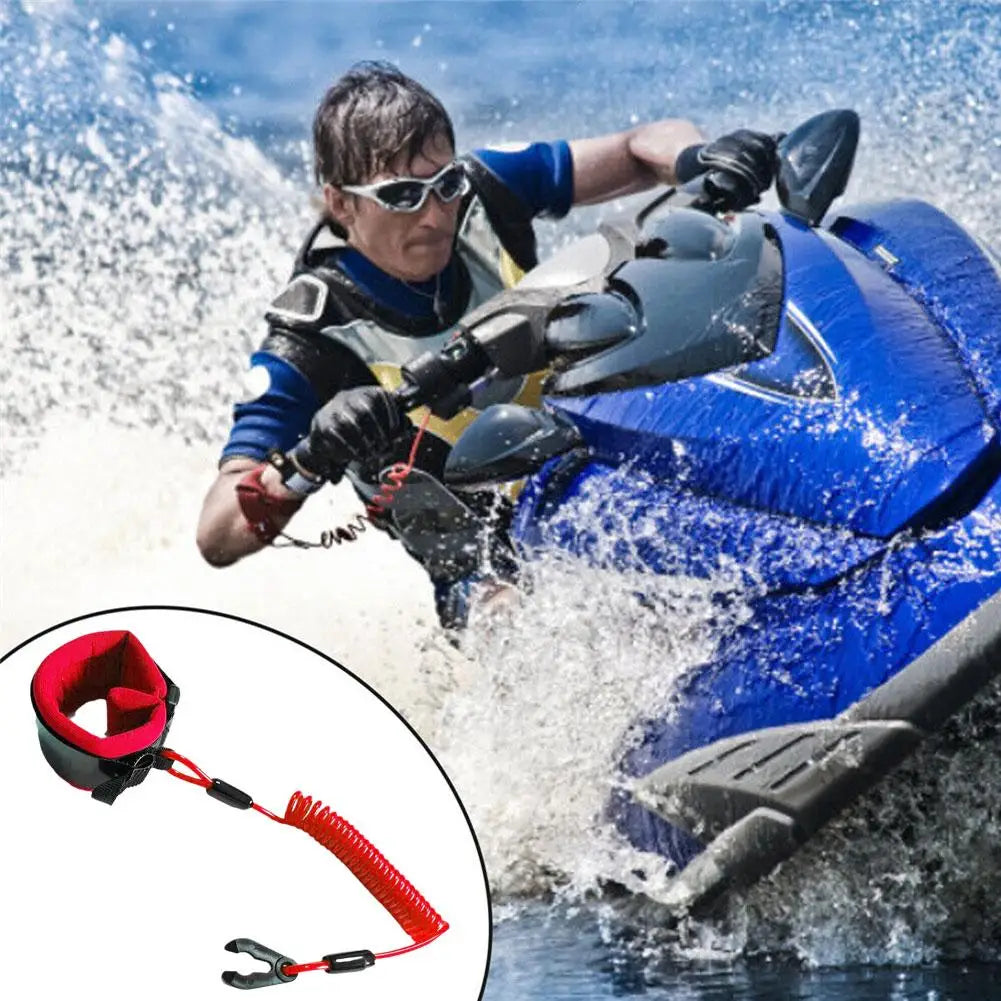 Boat Safety Tether Lanyard Kill Start Stop Switch Fit For Kawasaki Jet Ski JT900/JT1100 Engine Replacement Parts Accessories Qme