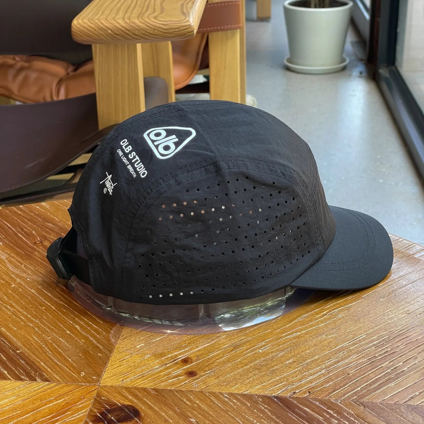 Summer Thin Quick-drying Cap Mesh Breathable Short Brim Hat Outdoor Qme black