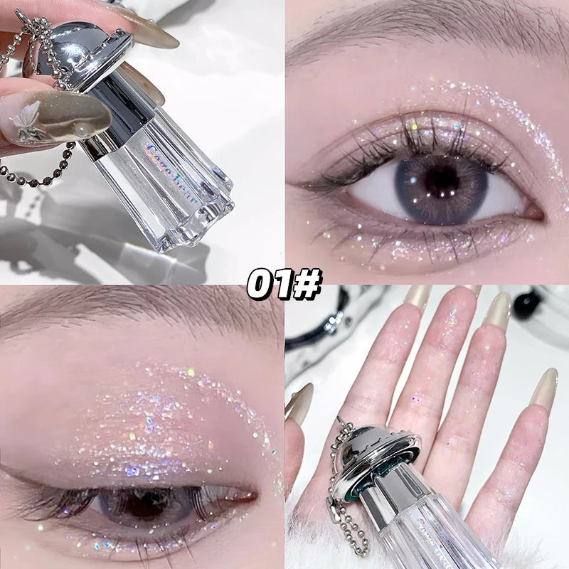 Gege Bear UFO Pendant Shiny Eyeshadow Liquid Pearlescent Fine Shimmer Qme GX1355-1