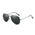 Luxury Men's Polarized Sunglasses Brand Designer Square Vintage Driving Sun Glasses UV400 Male Eyewear SunGlasses for Women Men Qme black