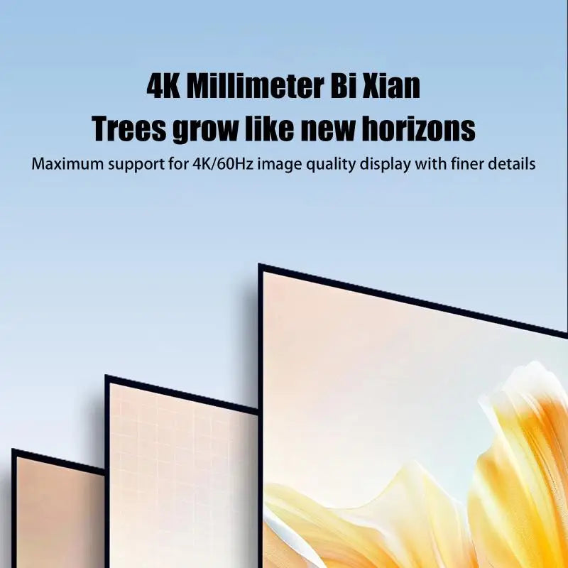 Male Female 4K Extension Cable 60Hz HDR Speed Compatible Laptop Qme