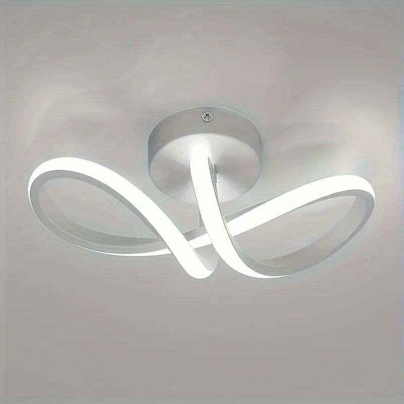 Modern LED Ceiling Light Black And White Color Forntrance Corridors Entryways Cloakrooms Balconies Indoor Decoration Lighting Qme