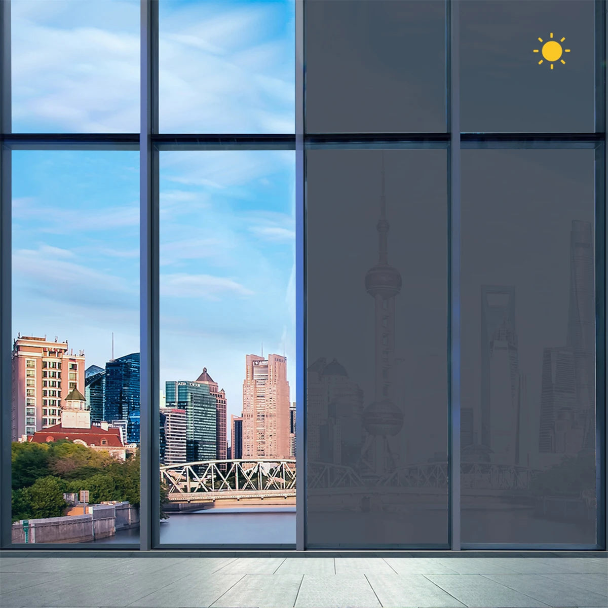 Solar Tint Photochromic Film Sun Control Film VLT Changed 78%~15% Heat Insulation Film Window Protection Car Accessories Qme