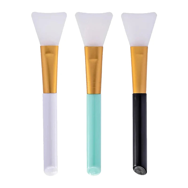 1/2/3/5-pack Silicone Facial Mask Brushes - Mild and Soft, Suitable for All Skin Types, Mud Film Brush DIY Adjusting Beauty Tool Qme 3pcs 05