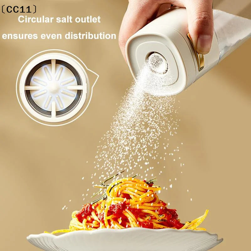 CC11180ml Glass Quantitative Seasoning Jar Press-type Salt Control Qme