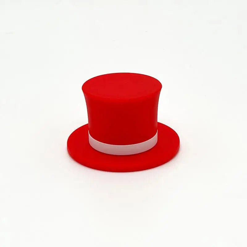 Magic Hat Wine Bottle Stopper Seal Cork Cover Silicone Kitchen Qme red