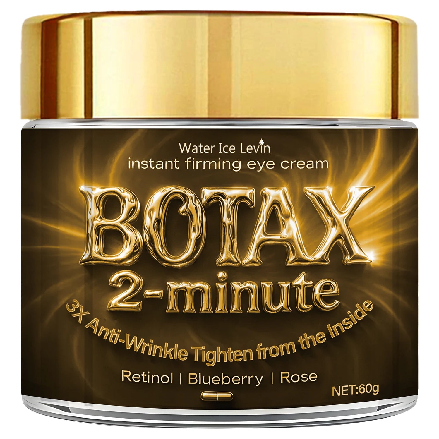 Instant Firming Face Cream with Retinol & Bee Venom - 2-Minute Wrinkle Tightening & Moisturizing for Confident Skin Qme GOLD 60g