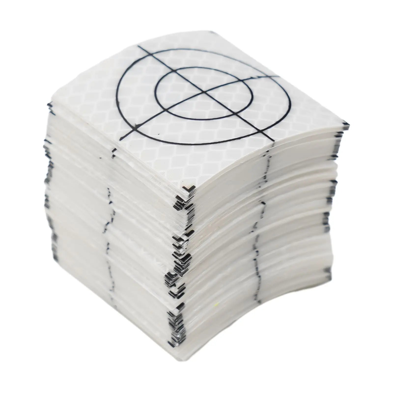 100pcs 0/30/40/50/60mmtotal Station Reflector Reflector Sheet For Total Station Survey Target Sheet Reflective Sticker Qme 5cmx5cm