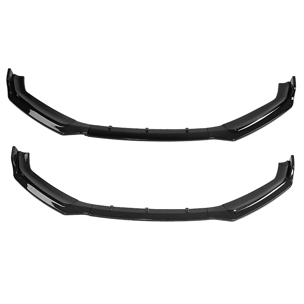 Bumper Add on Lip Car Front Bumper Canard Lip Splitter Body Shovels for B9 17‑18 Car Front Bumper Lip Front Bumper Diffuser Qme