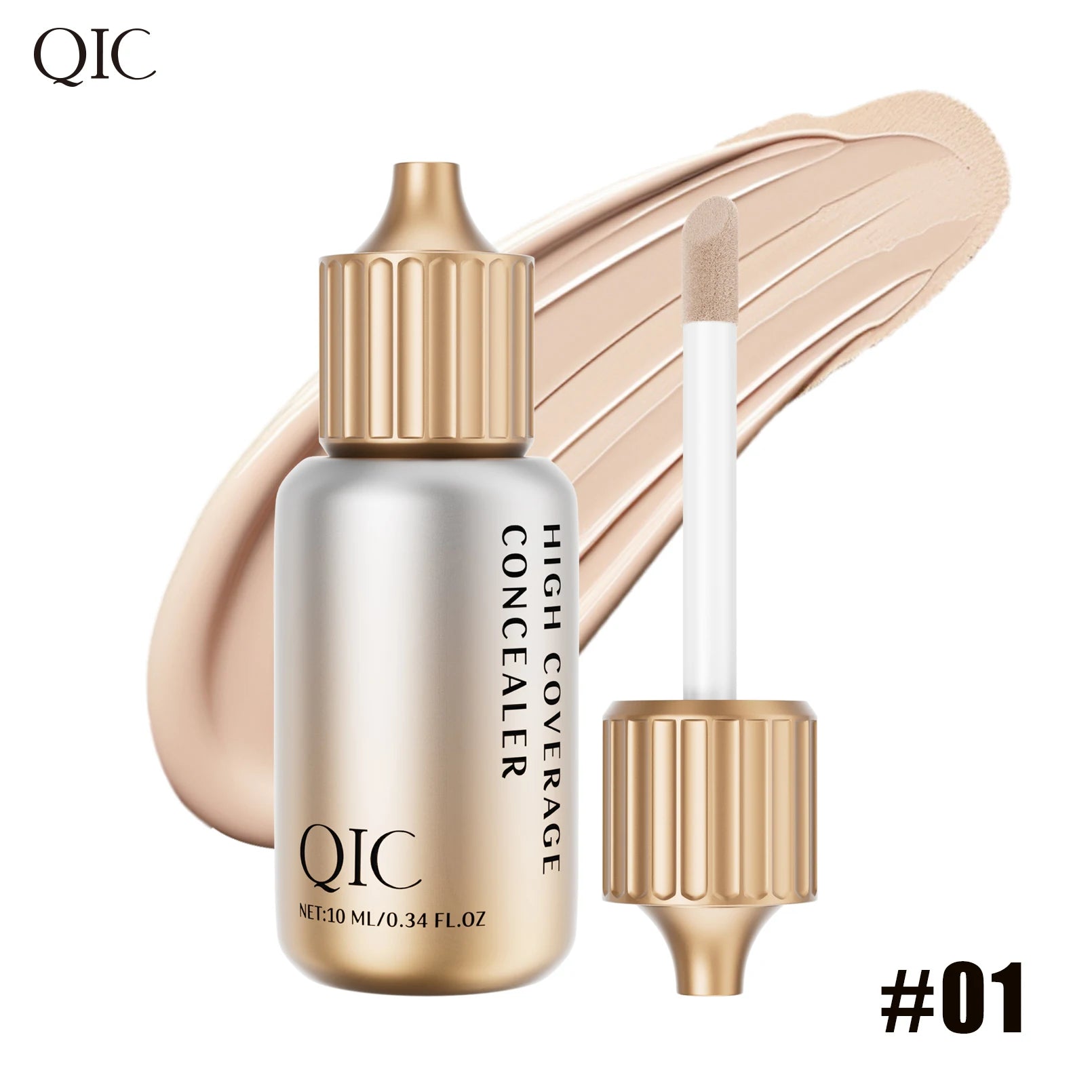 QIC Liquid Concealer Matte High Coverage Waterproof Oil Control Moisturizing Long Lasting Concealer Professional Face Makeup Qme Q531-1