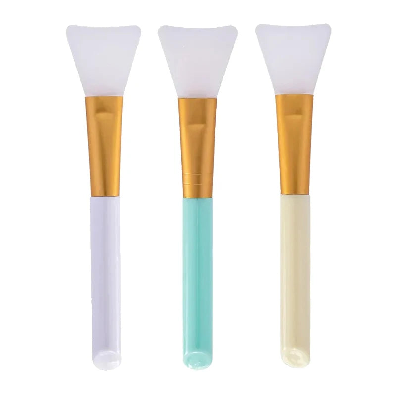 1/2/3/5-pack Silicone Facial Mask Brushes - Mild and Soft, Suitable for All Skin Types, Mud Film Brush DIY Adjusting Beauty Tool Qme 3pcs 04