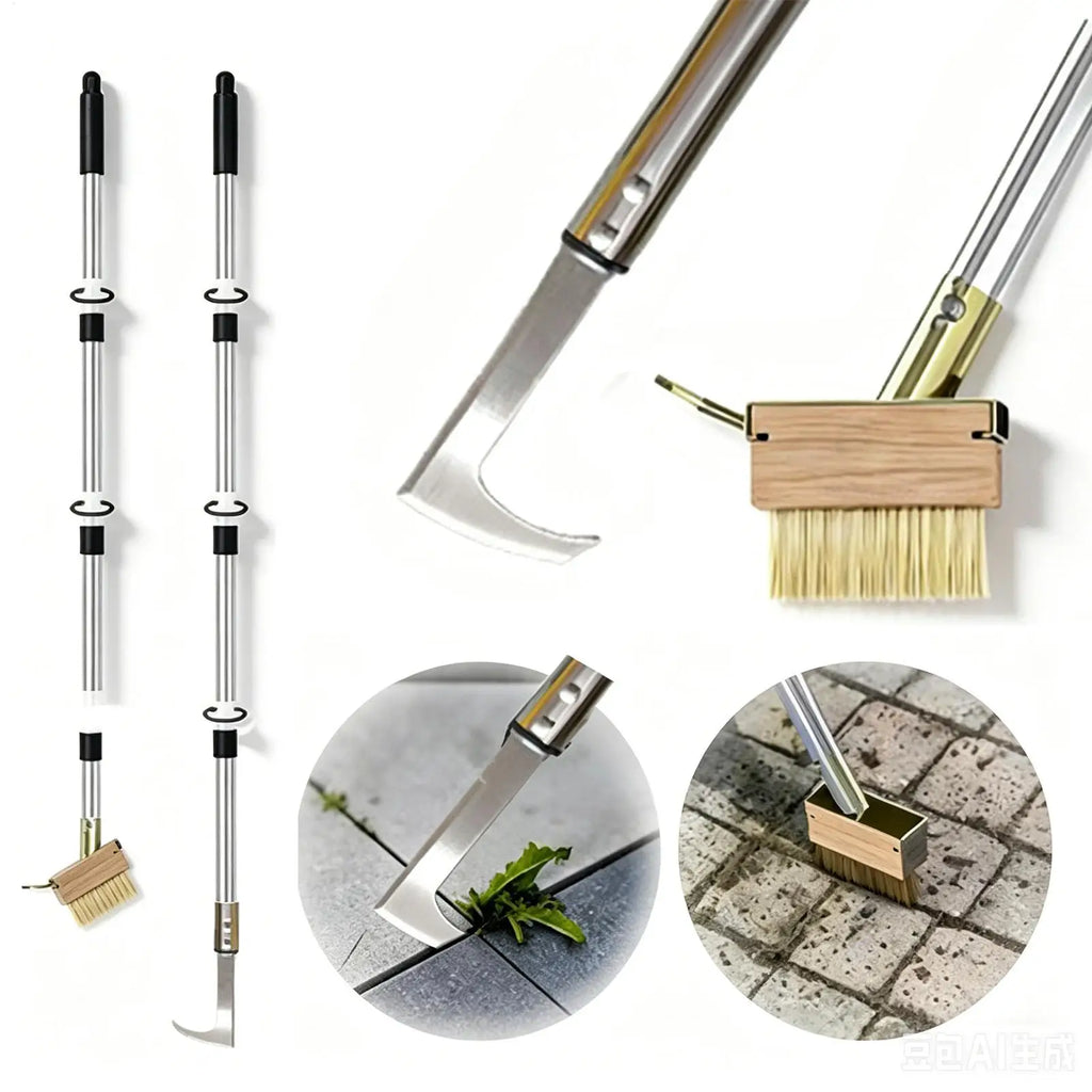 Crevice Weeder Comfort Grip Gardening Cleaning Remover Crack Weeder Crevice Weeding Tool For Outdoor Garden Yard Lawn Pathway Qme
