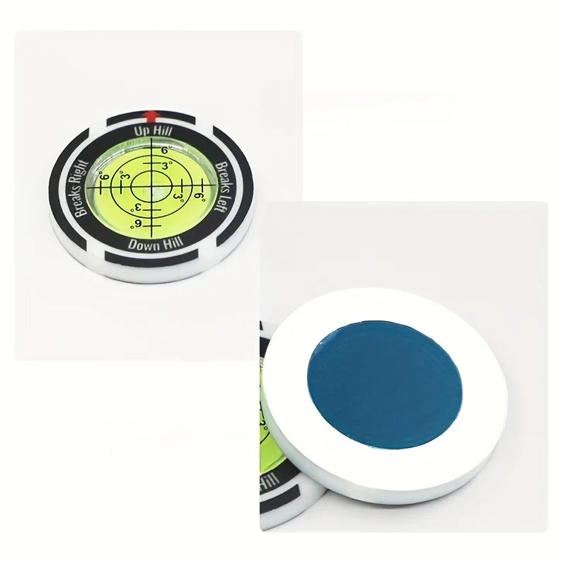 Golf Putting Green Reader Level Bubble Round Bullseye Spirit LevelSlope Finder Golf Training Aid Putt Ball Marker Alignment Tool Qme