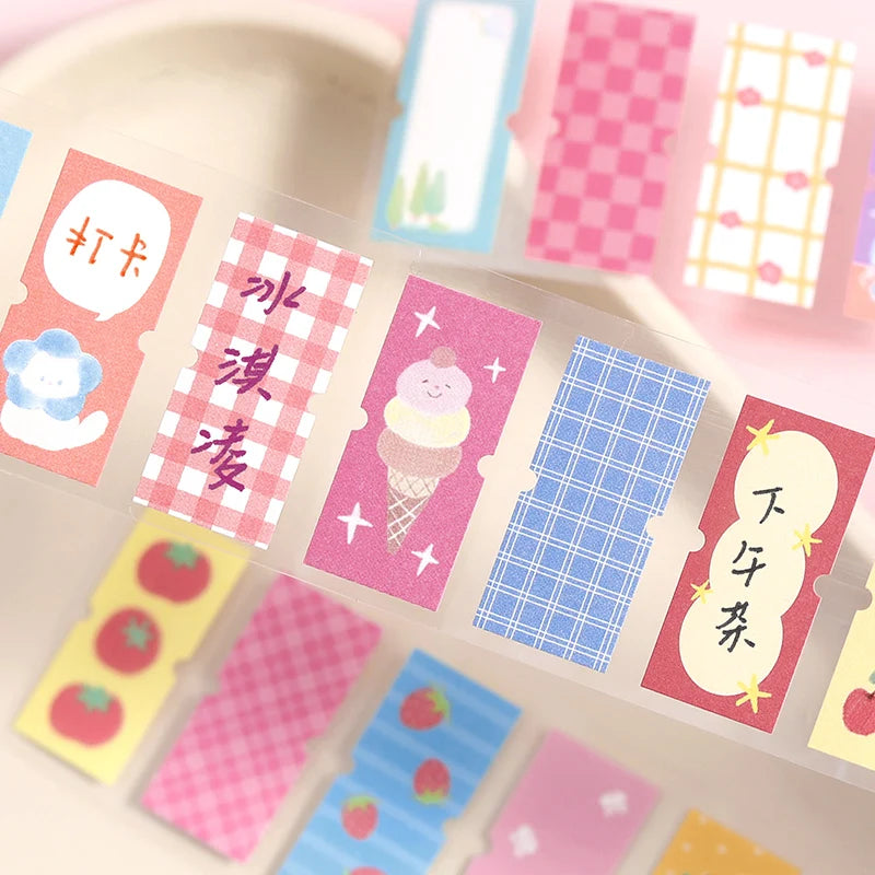 30mm X 3m Die-Cutting Tape Aesthetic Decorative Stickers Art Masking Tape for Journal Scrapbooking Handmade Label Qme