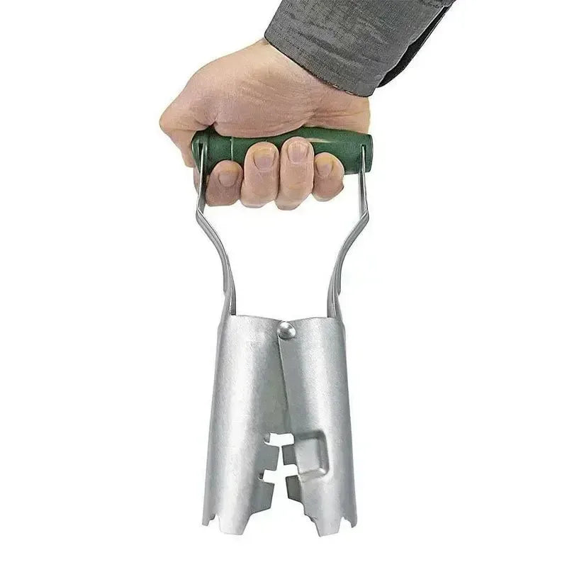 Stainless Steel Seeder Excavator Horticultural Wood Handle Hole Qme