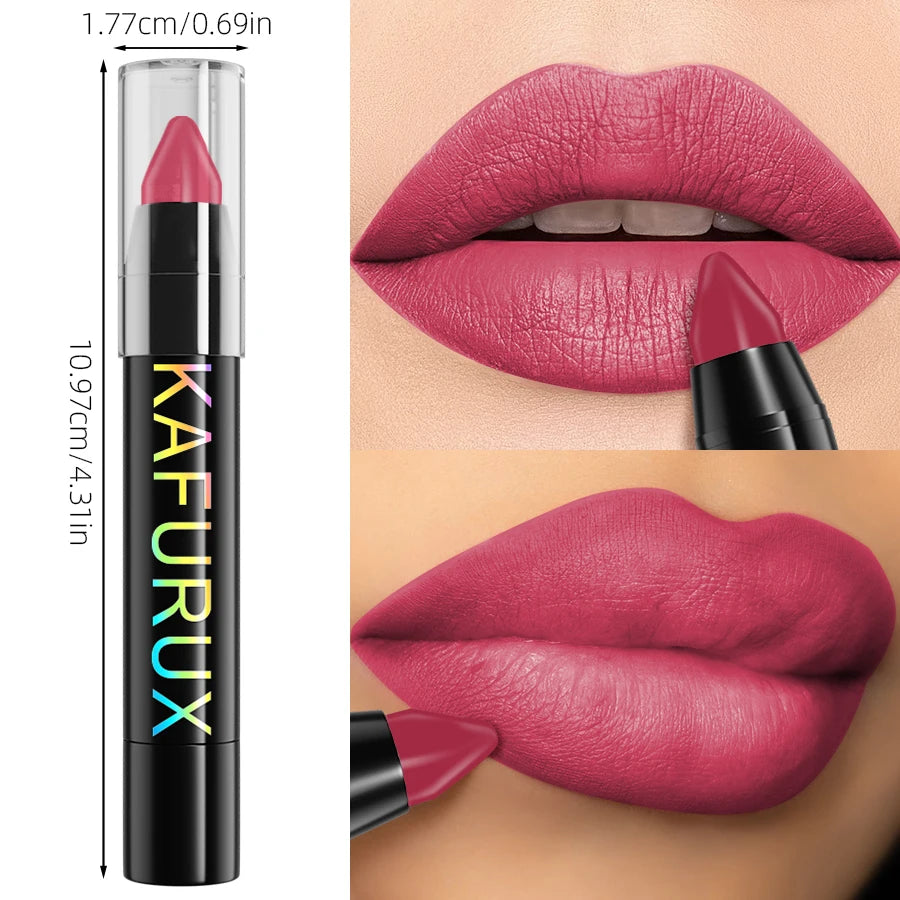 15 Colors Nude Velet Matte Lipstick Pen Waterproof Long Lasting Red Qme