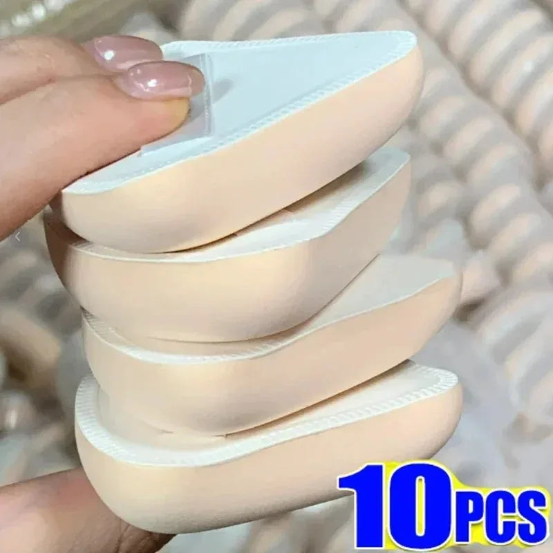 1/5/10PCS Triangle Shape Makeup Sponge Puff Dry Wet Dual-use Soft Cotton Candy Air Cushion Foundation Powder Puff Qme