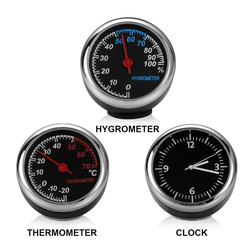 Car Clock Luminous Mini Automobiles Internal Stick-on Digital Watch Qme