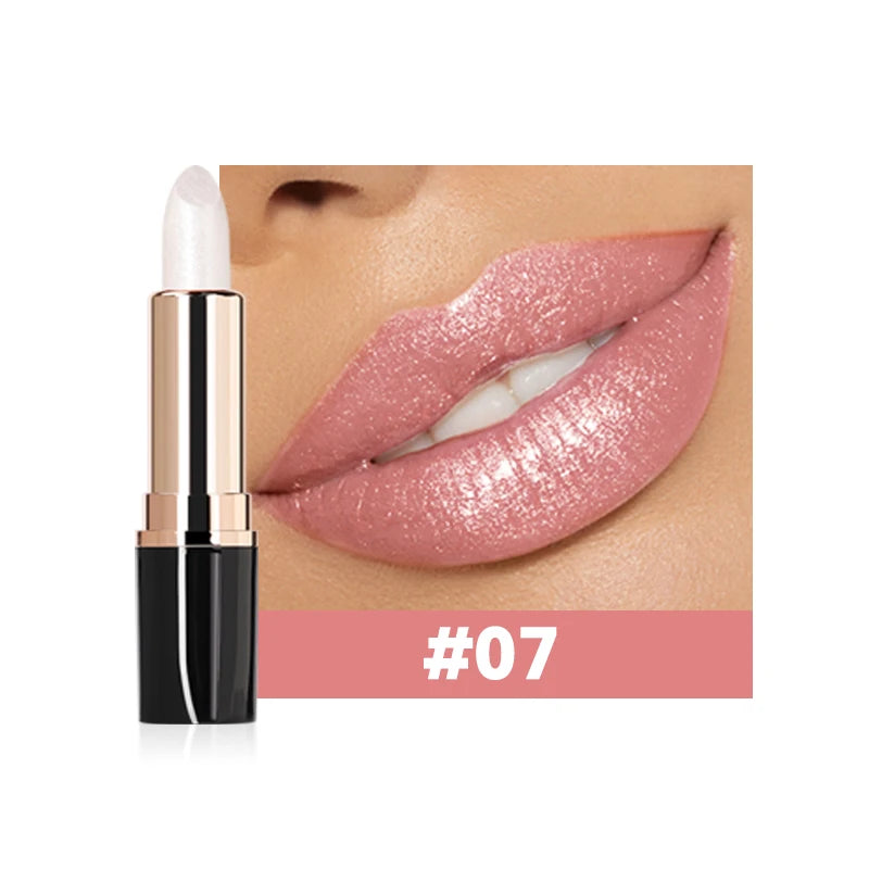 Waterproof Shiny Lipstick Long-lasting Retention Multiple Colors Qme 07