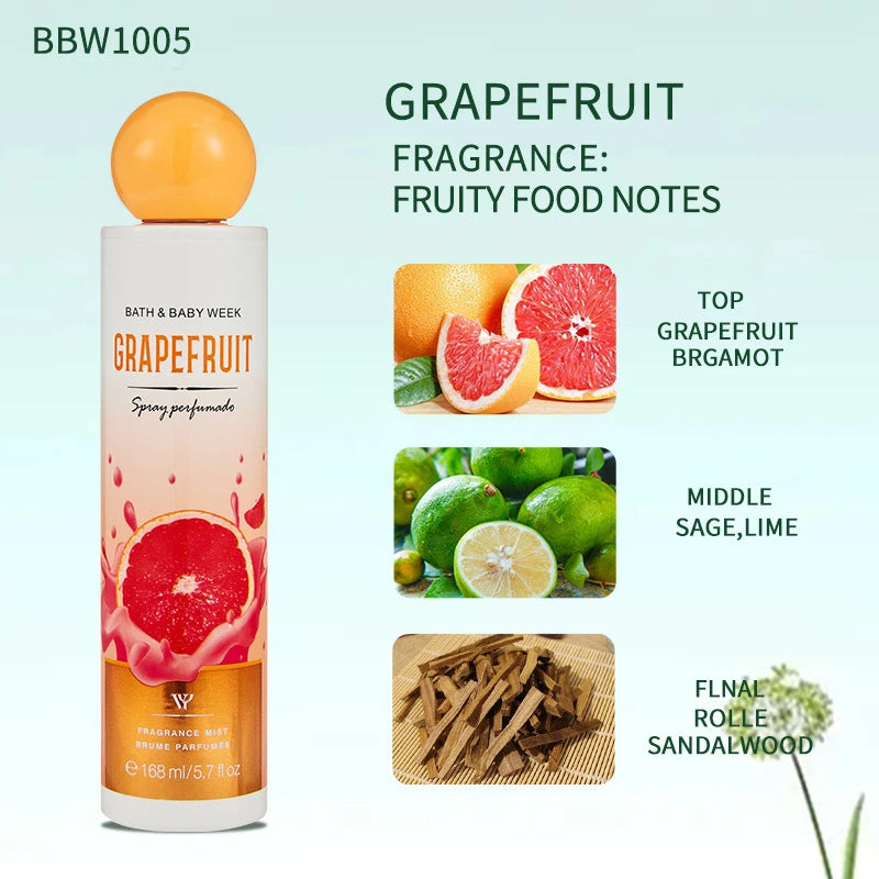 Chocolate Gourmet Perfume Spray Natural Unisex Creamy Cherry Scent Qme Grapefruit 168ml