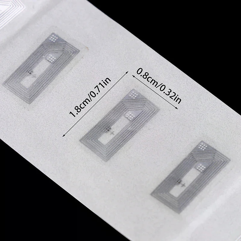 NFC Chip Ntag213 Sticker Wet Inlay 11x21MM 13 56MHz Label Tag 213 Qme