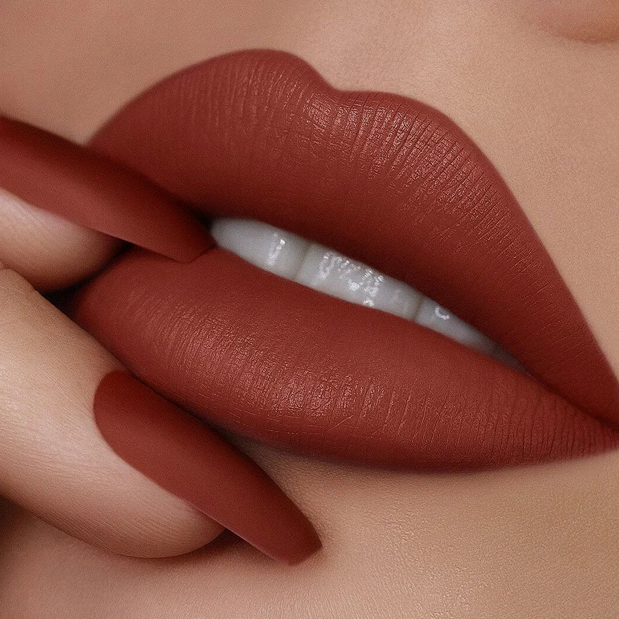 Nude Brown Red Lipstick Waterproof Lipliner Pen Sexy Matte Contour Qme