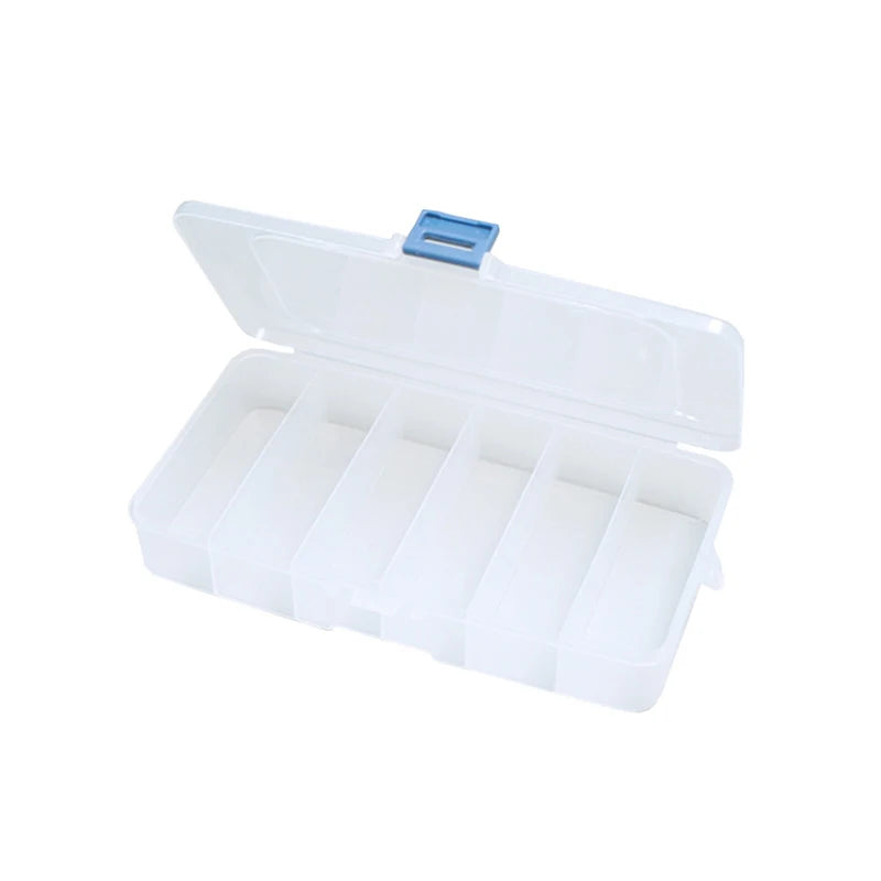 Organizer Household Travel Supplies Dust Proof Clear 5 6-grid Qme