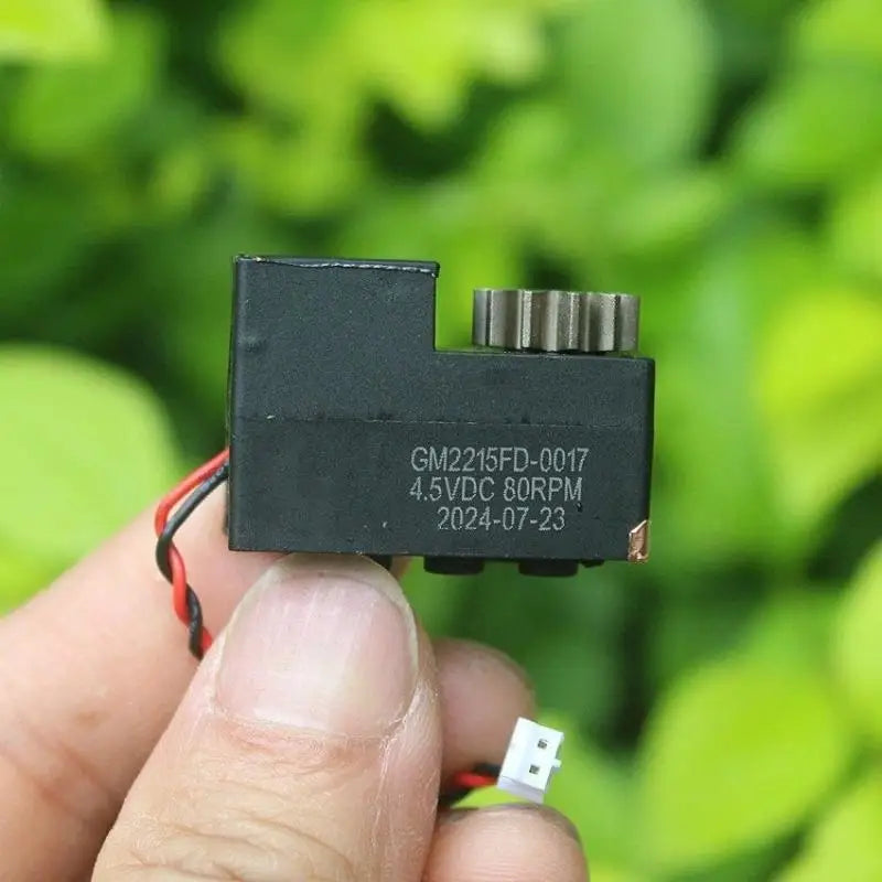 DC 3V-6V N10 Metal Gear Motor 80RPM High Torque Micro Reduction Motor with 11T Brass Gear for Fingerprint Password Lock Repair Qme