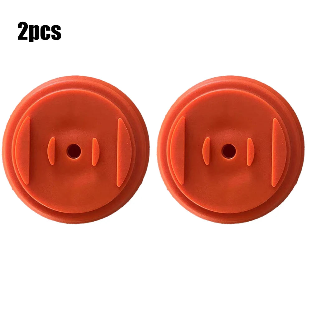 2Pcs Blade Bases Lithium Battery Lawn Mower Replacement Accessories For Electric Cordless Grass Trimmer Strimmer Tool Qme Orange