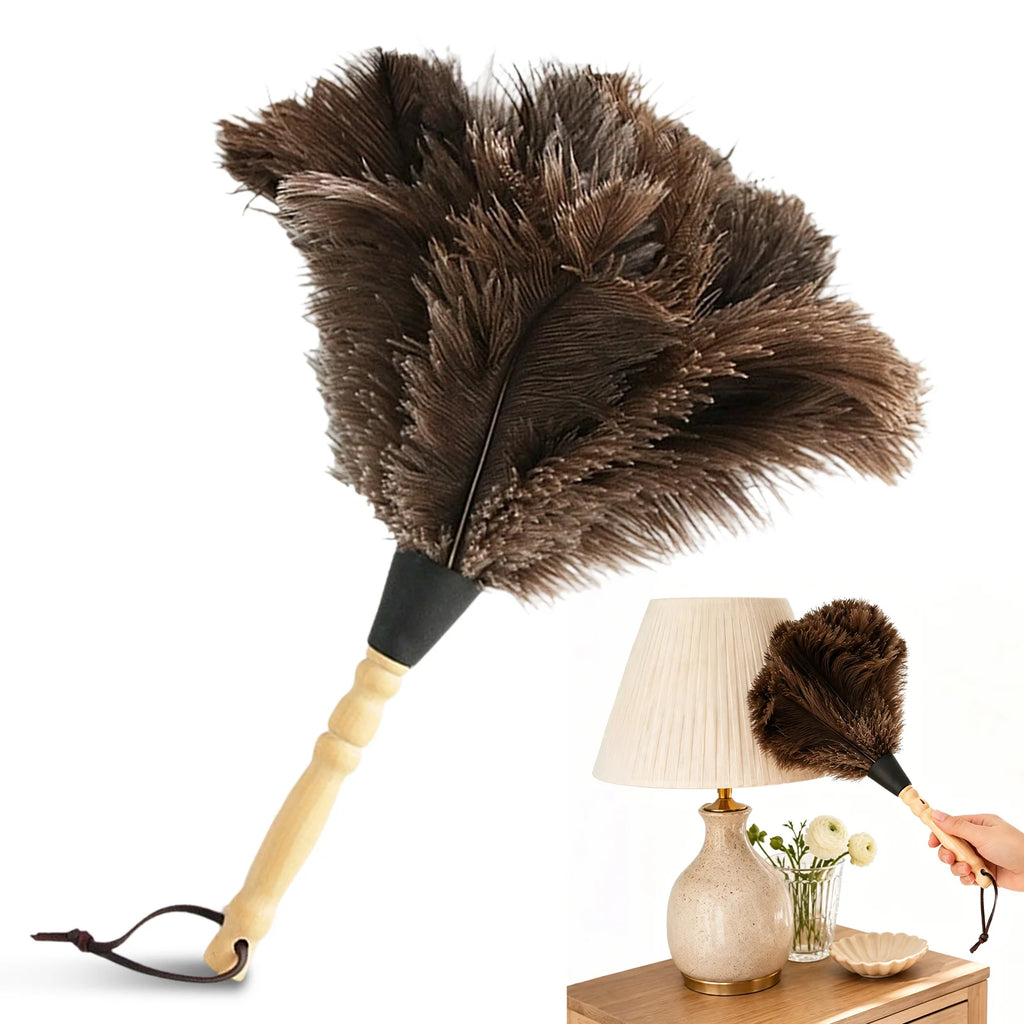Microfiber Electrostatic Feather Duster Household Multifunction Feather Duster Cleaning Tool Qme One Size