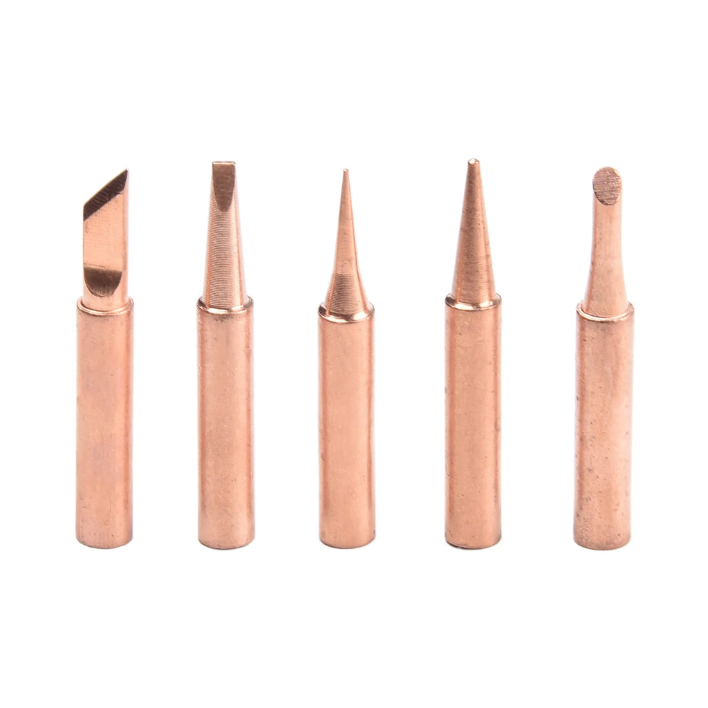 6pcs /set 900M Soldering Iron Tips Welding Nozzle Internal Heated Solder Heads Welding Tip Tool Lead-Free Solder Irons Bit Qme